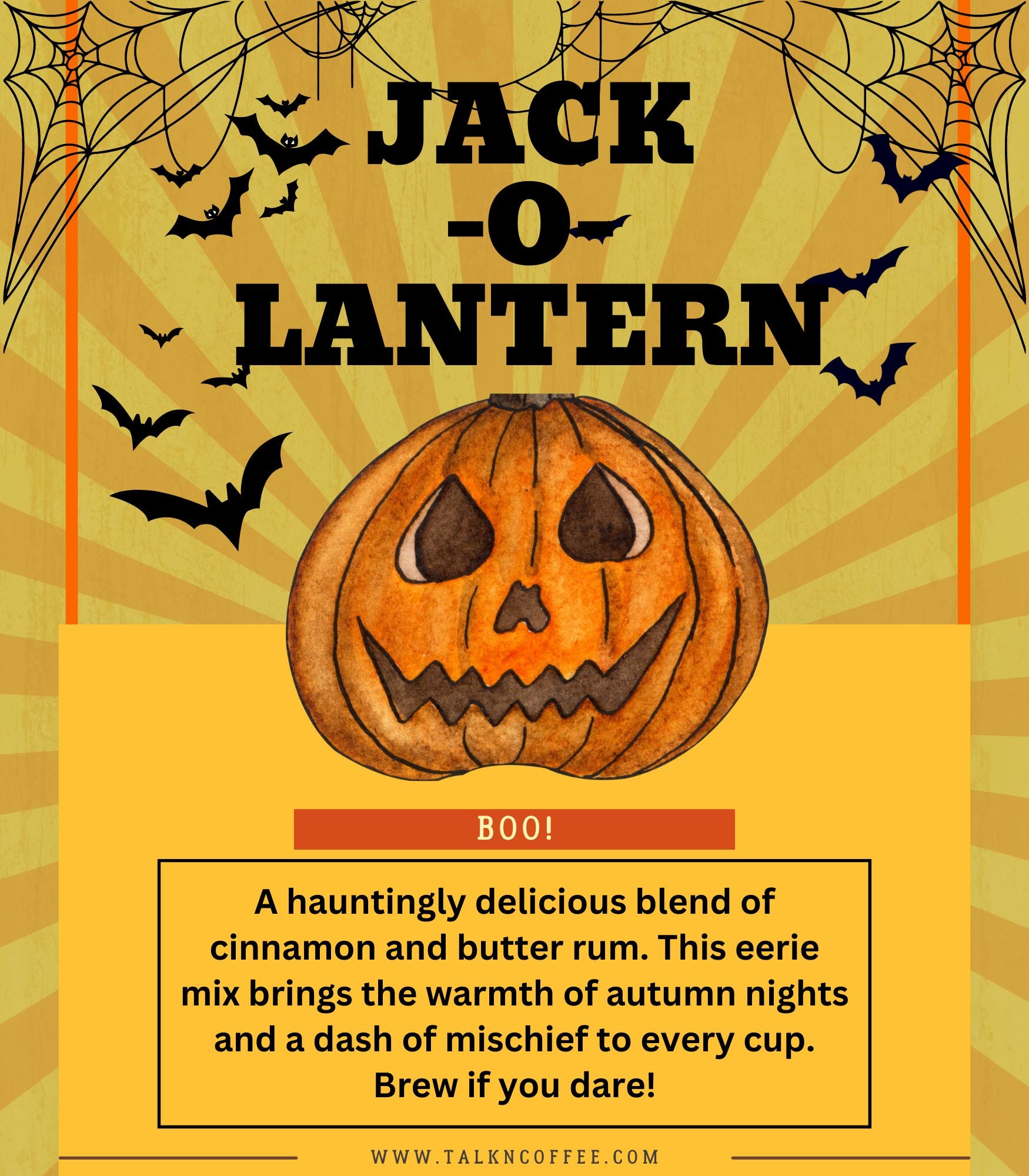 Jack-o-Lantern Gourmet Flavored Coffee