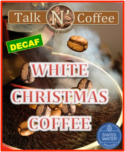 Swiss Water Decaf White Christmas Flavored Coffee