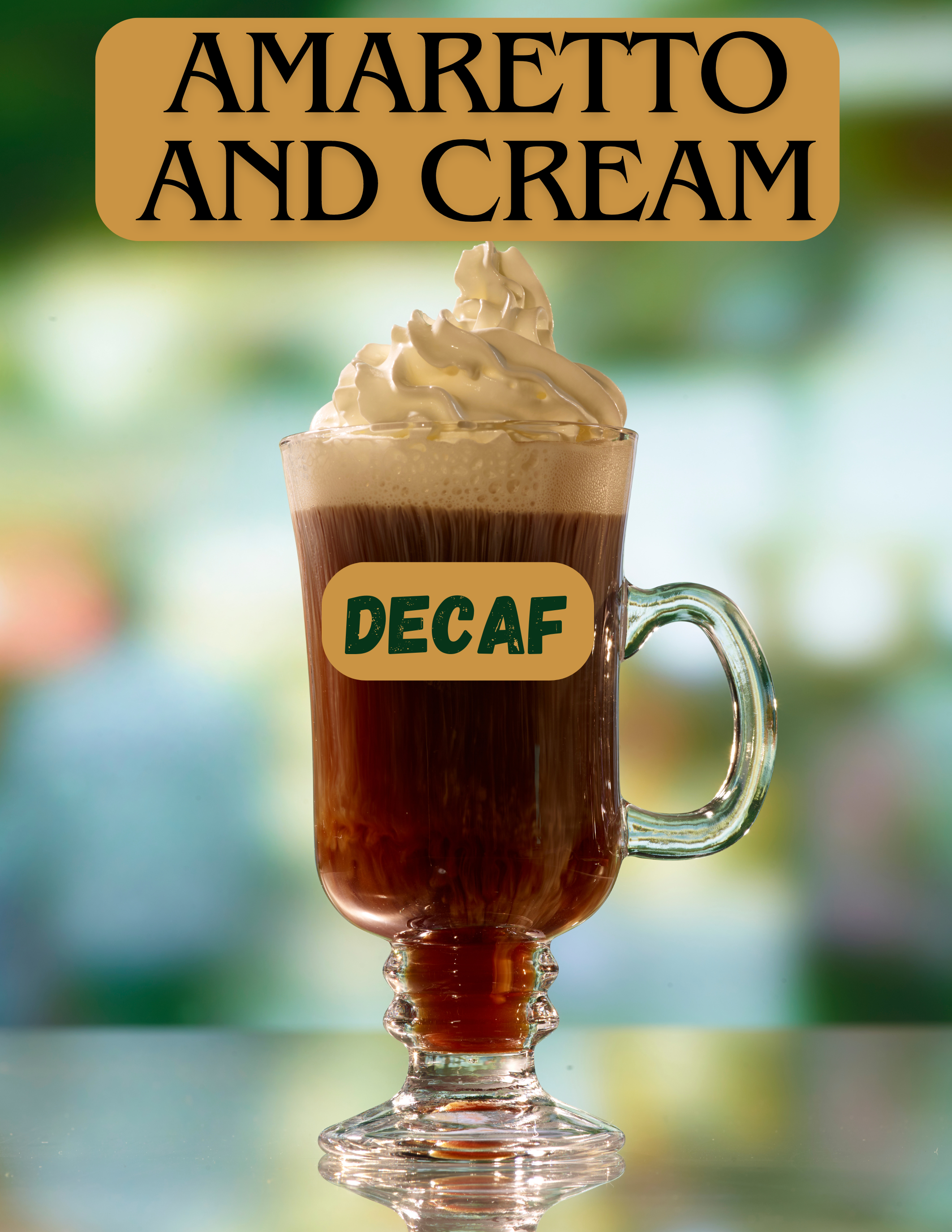 Decaf SWISS WATER Amaretto and Cream Flavored Coffee