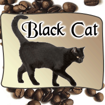 Black Cat Full Roast Gourmet Coffee Blend Talk N' Coffee