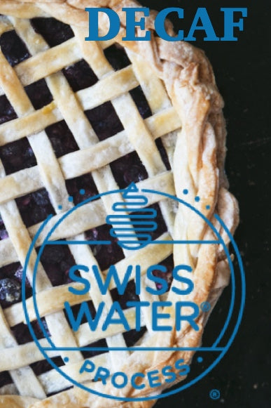 Decaf SWISS WATER Blueberry Cobbler Flavored Coffee Talk N' Coffee