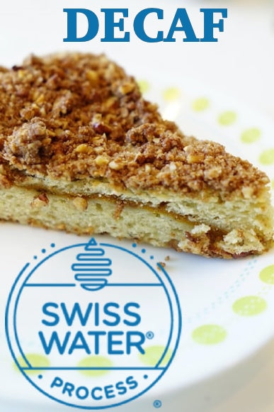 Decaf SWISS WATER Coffee Cake Flavored Coffee Talk N' Coffee