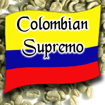 Green Colombian Supremo Coffee Unroasted Talk N' Coffee