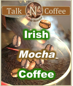 Irish Mocha Gourmet Flavored Coffee Beans Talk N' Coffee