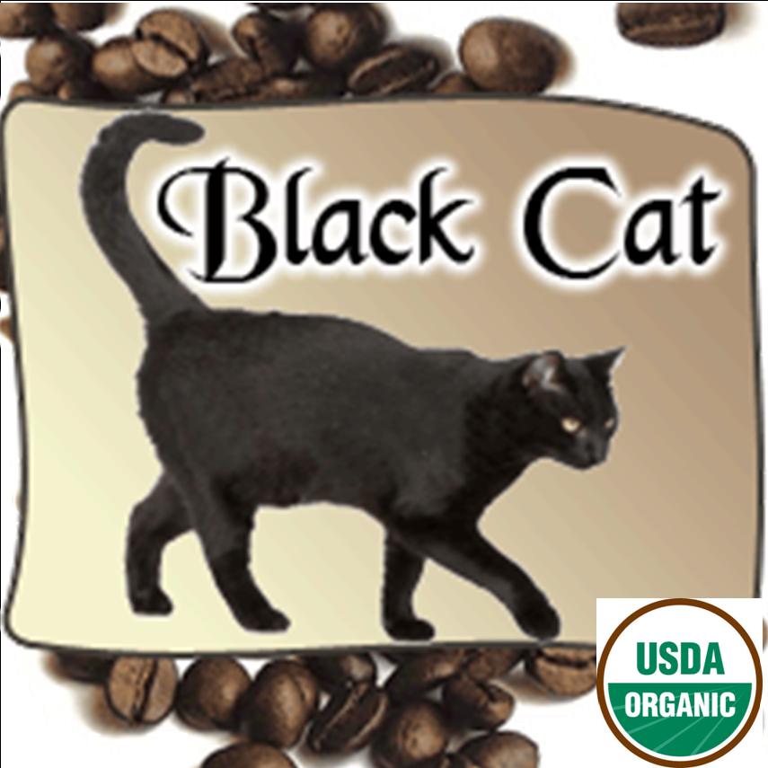 Organic Black Cat Fair Trade Coffee Talk N' Coffee