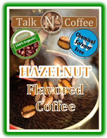 Organic Hazelnut Flavored Fair Trade Coffee Talk N' Coffee