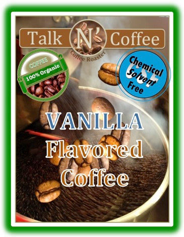 Organic Vanilla Flavored Fair Trade Coffee Talk N' Coffee